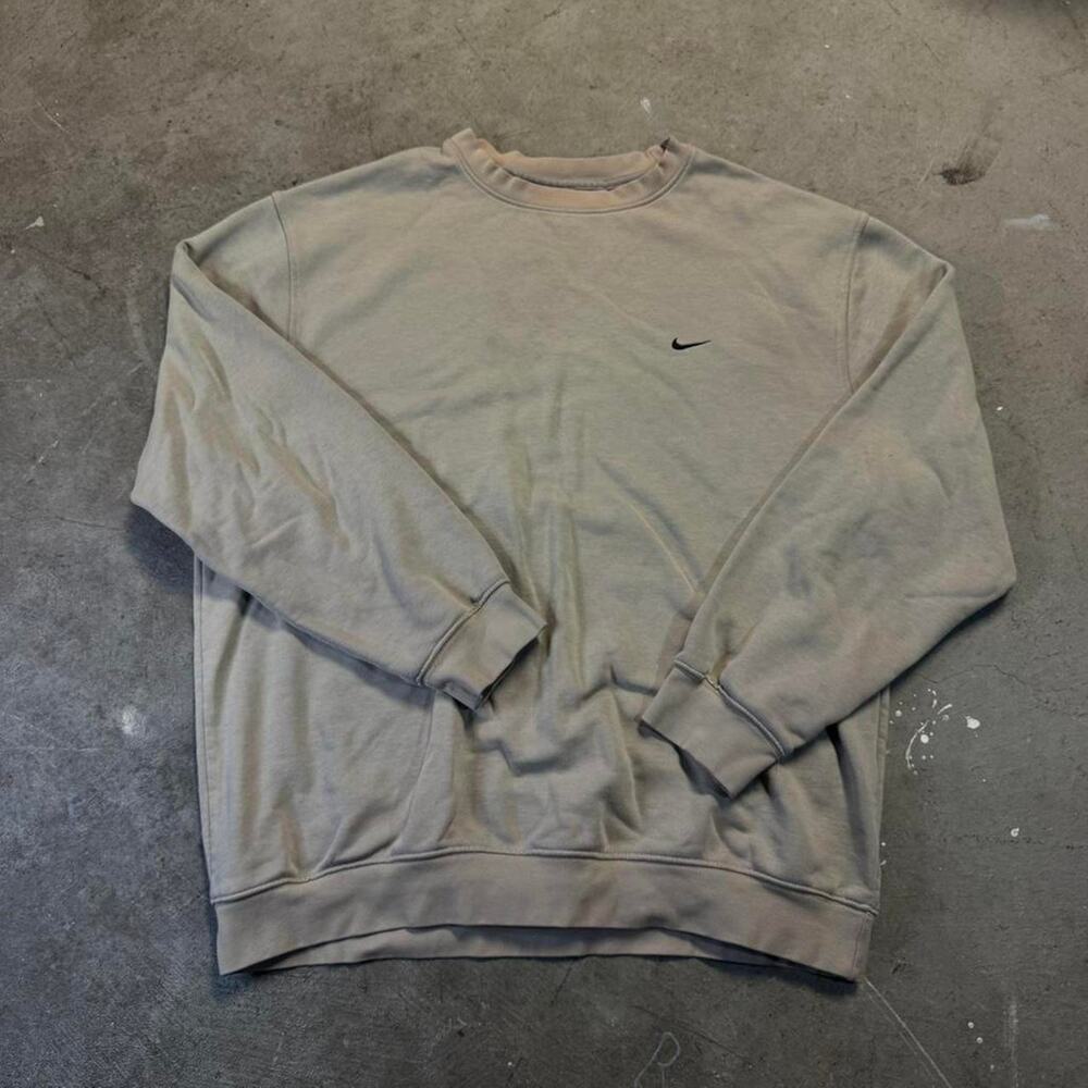 Nike khaki crewneck sweatshirt size